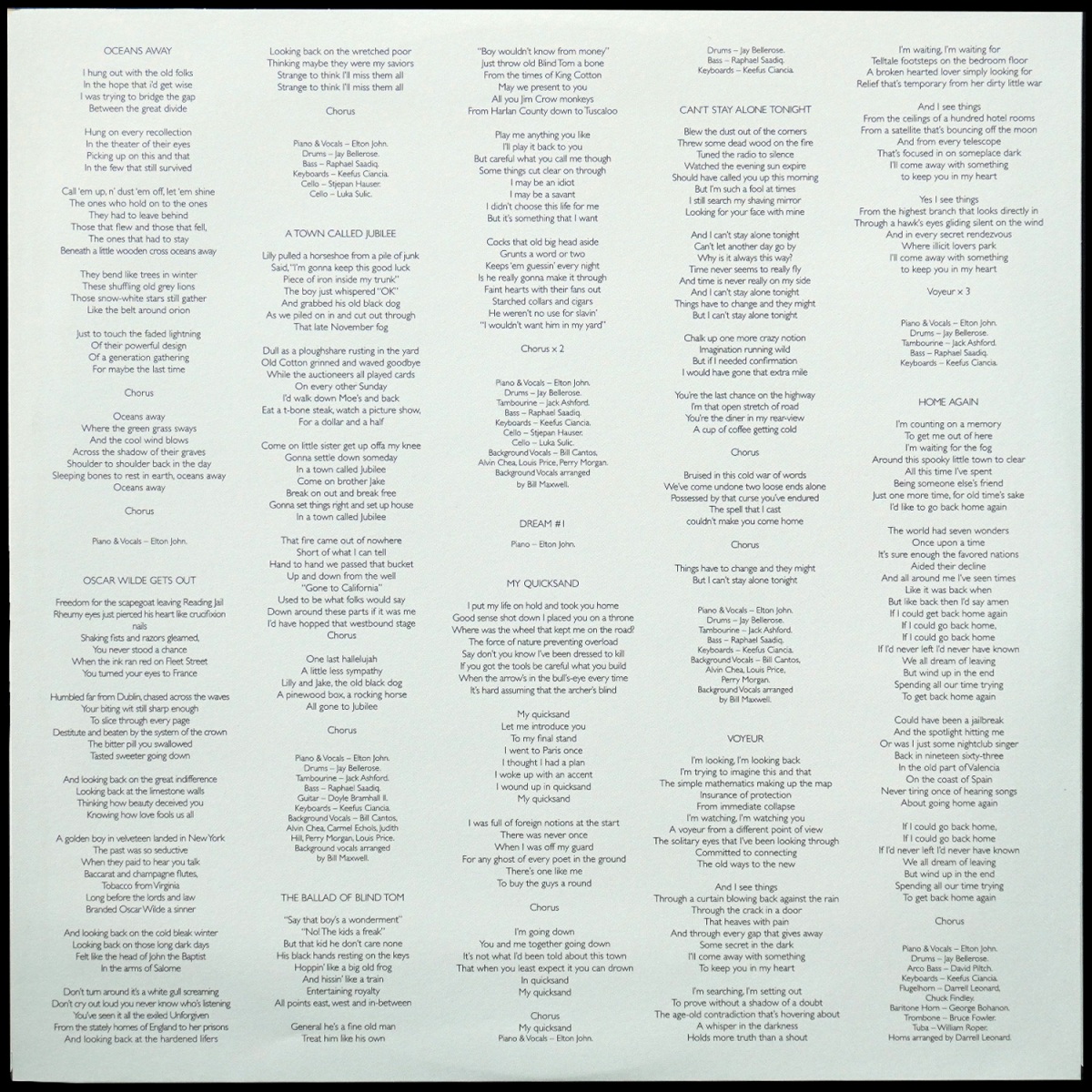 LP Elton John — Diving Board (2LP) фото 6