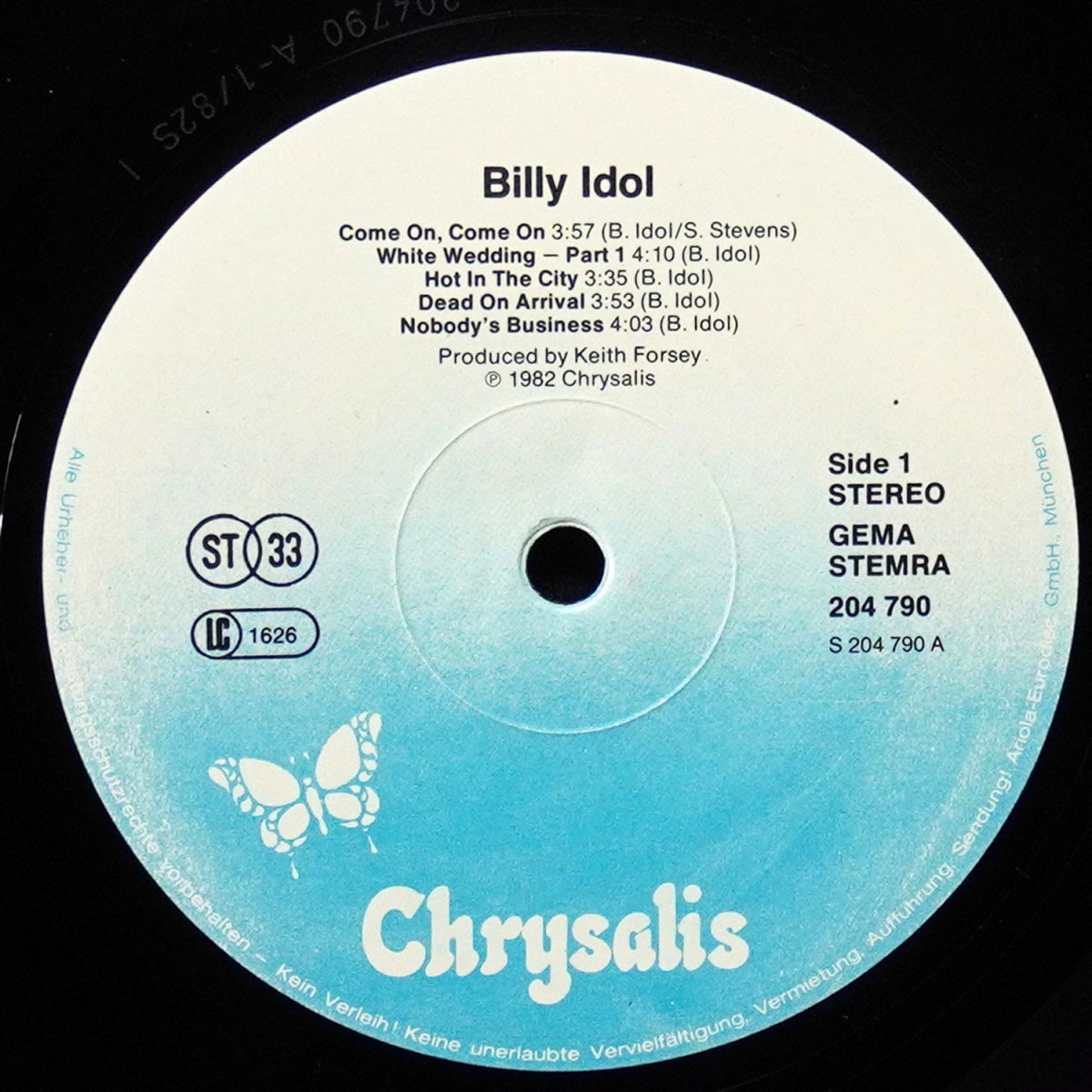 LP Billy Idol — Billy Idol фото 3