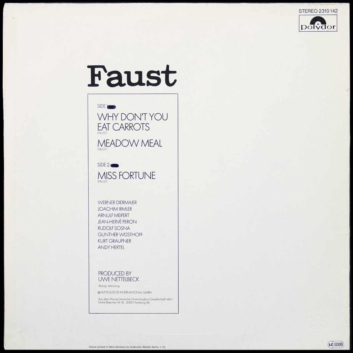LP Faust — Faust фото 3