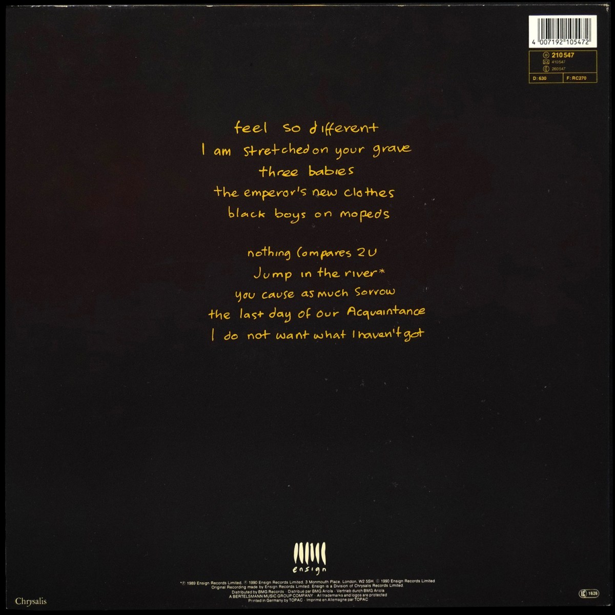 LP Sinead O'Connor — I Do Not Want What I Haven't Got фото 2