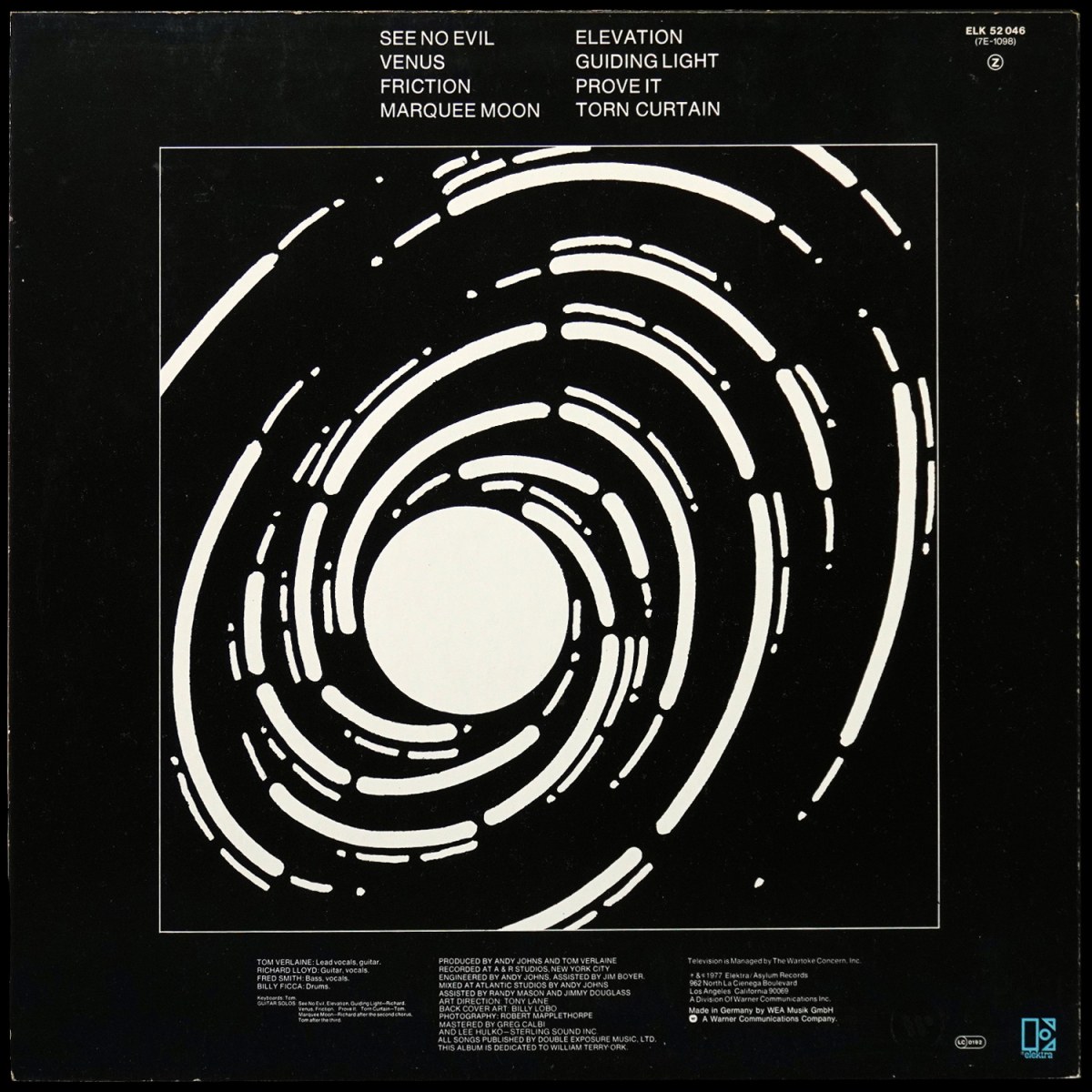 LP Television — Marquee Moon фото 2