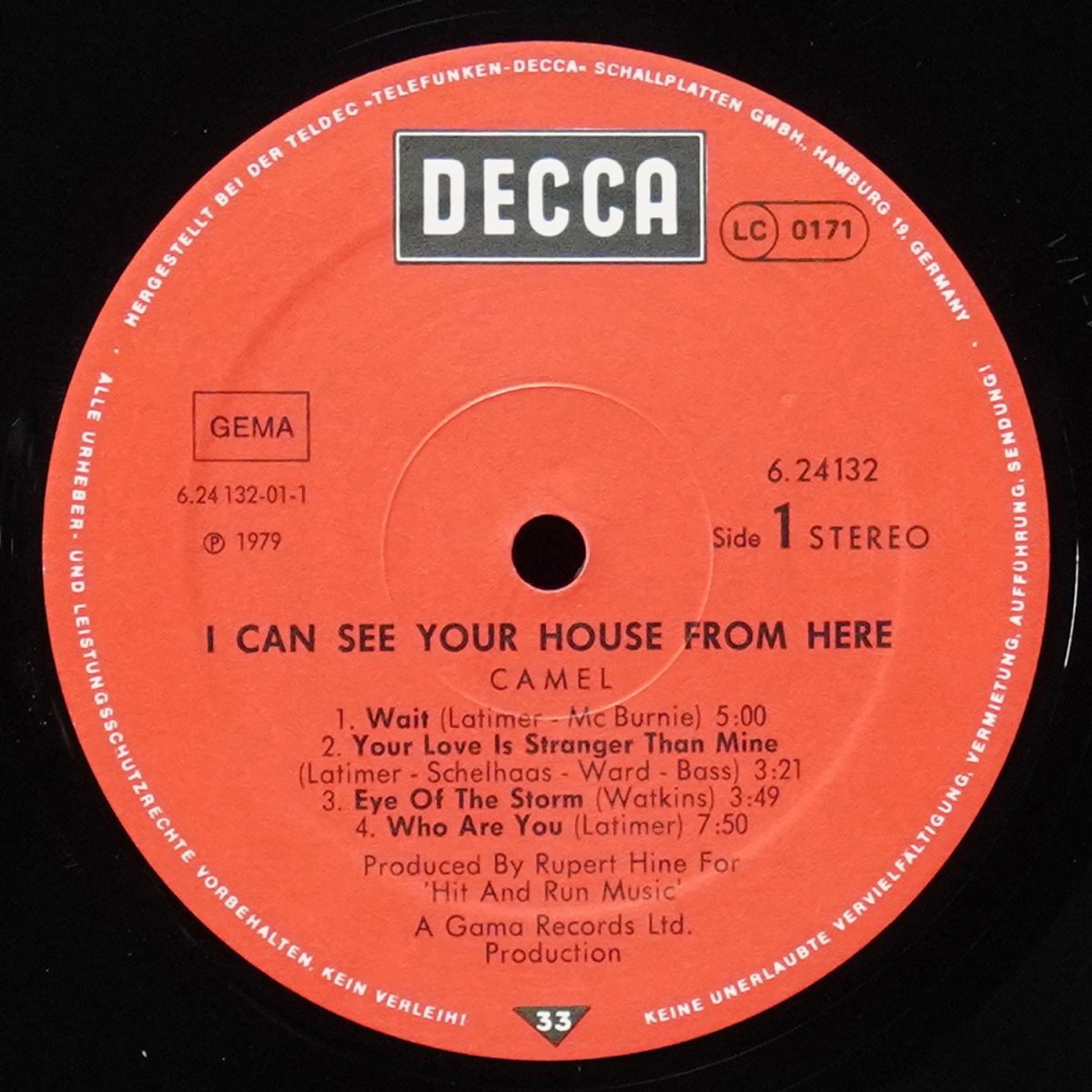 LP Camel — I Can See Your House From Here фото 3