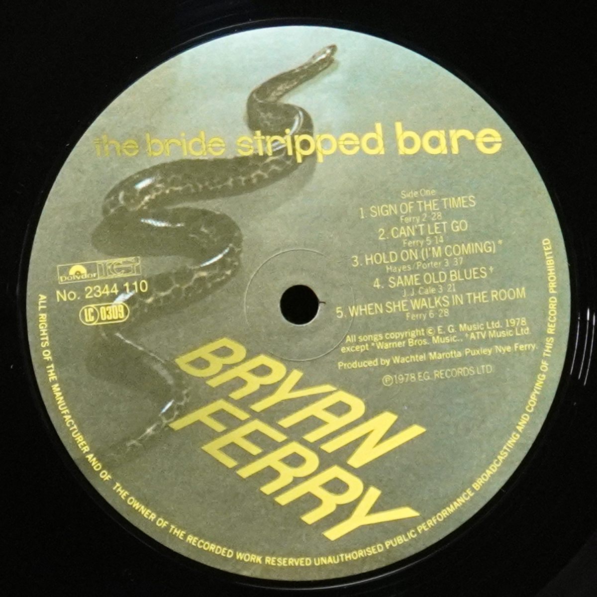 LP Bryan Ferry — Bride Stripped Bare фото 3