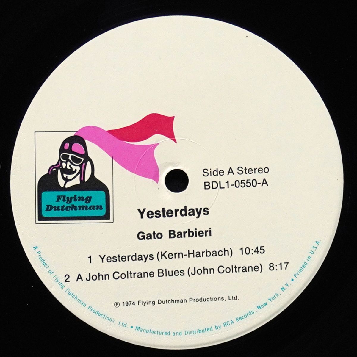 LP Gato Barbieri — Yesterdays фото 3