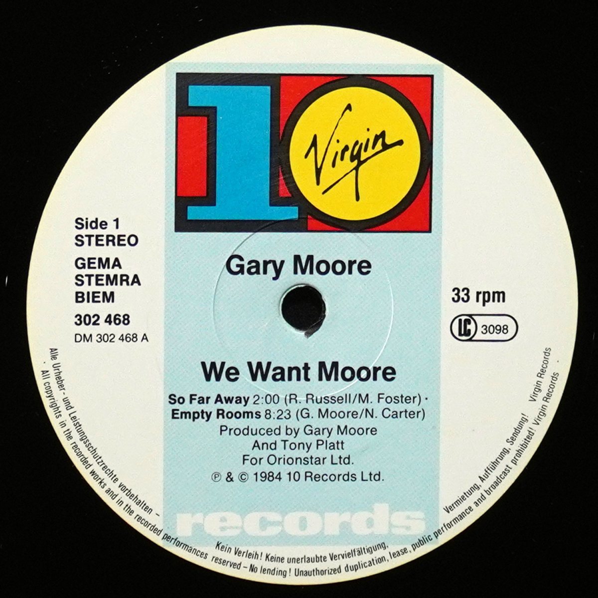 LP Gary Moore — Victims Of The Future фото 3