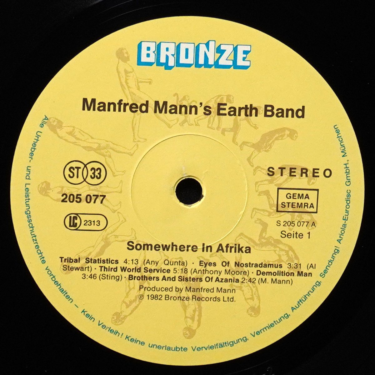 LP Manfred Mann's Earth Band — Somewhere In Afrika фото 3