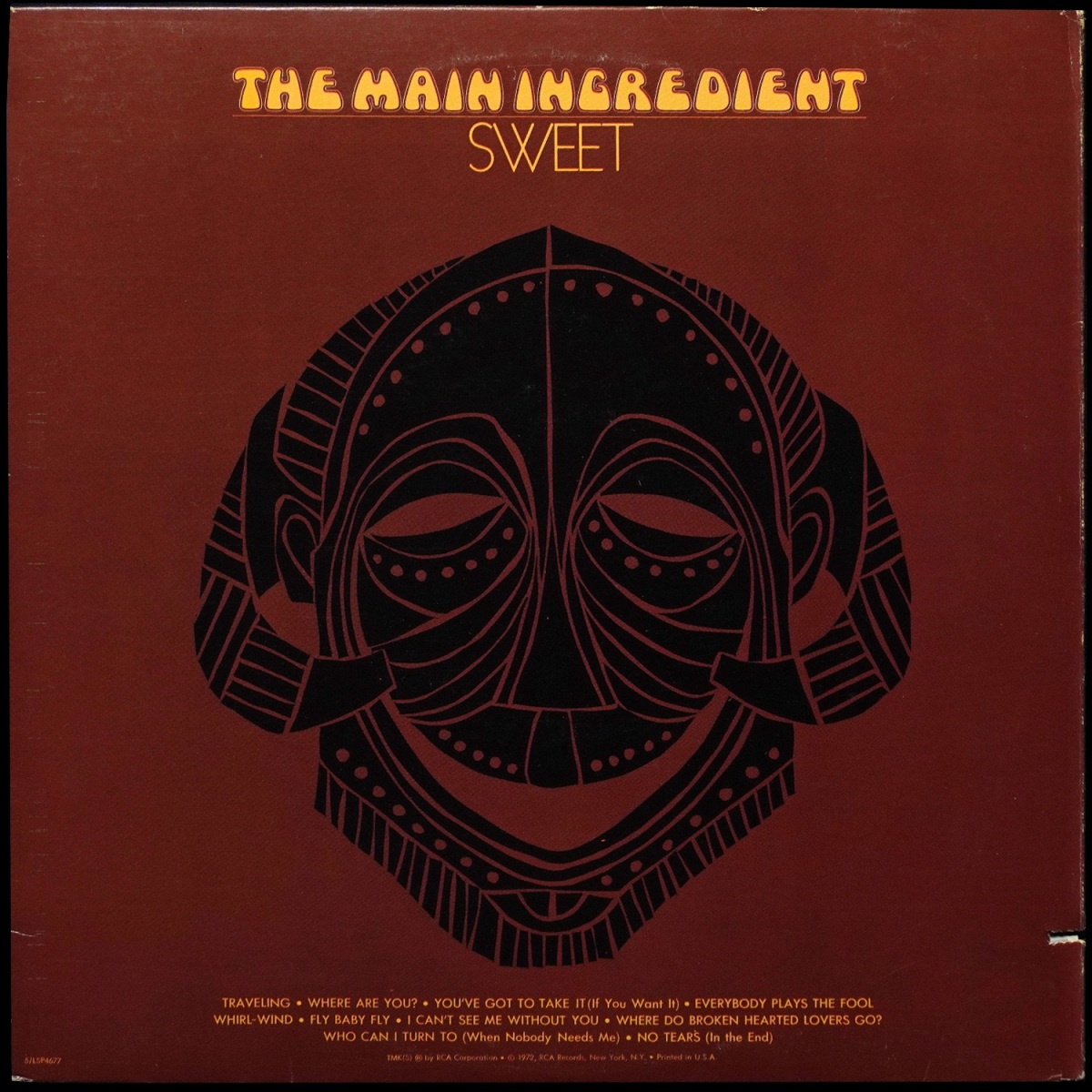 LP Main Ingredient — Bitter Sweet фото 2