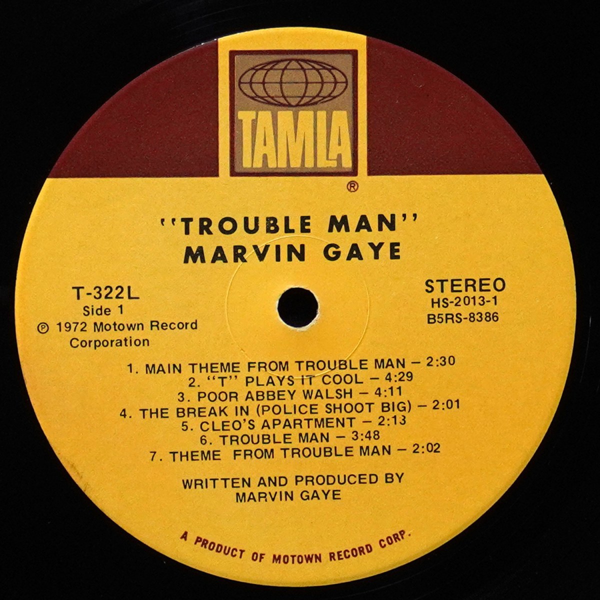 LP Marvin Gaye — Trouble Man фото 2
