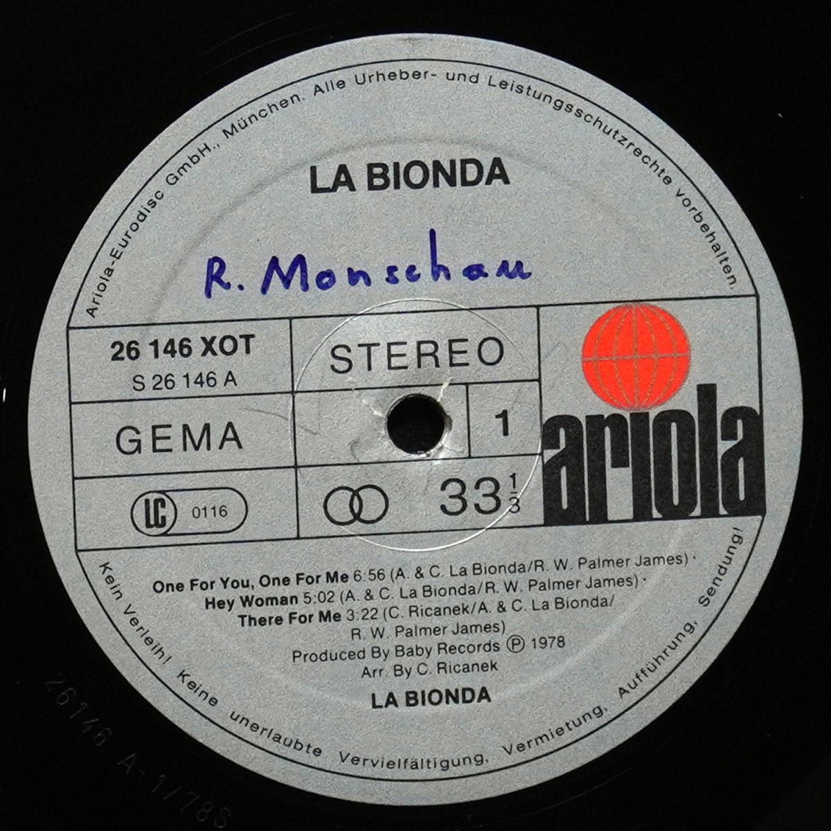 LP La Bionda — La Bionda фото 2