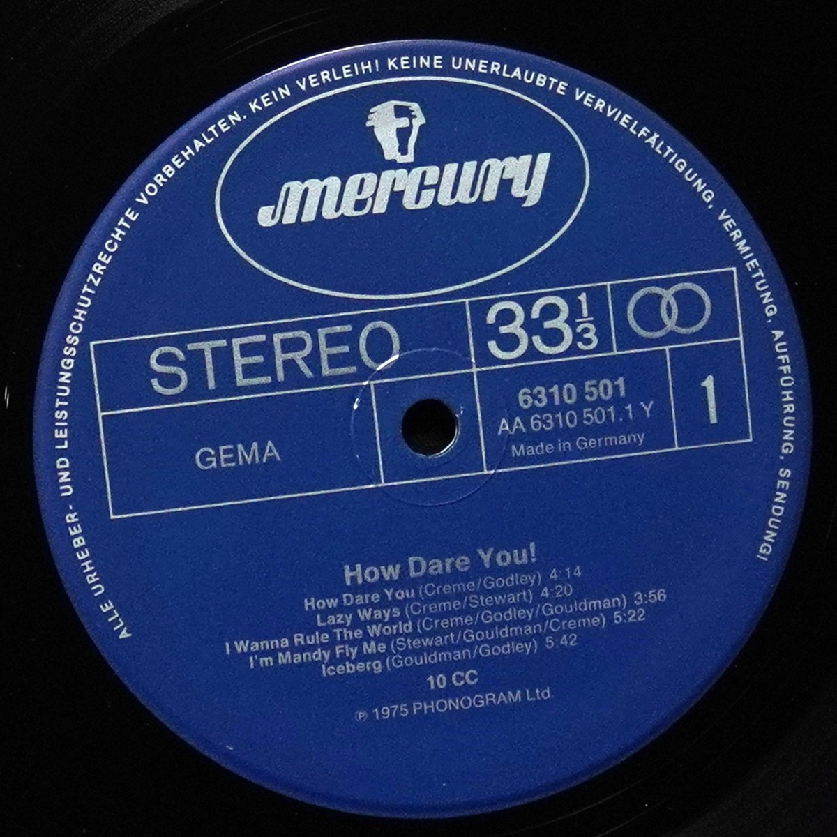 LP 10 CC — How Dare You! фото 2