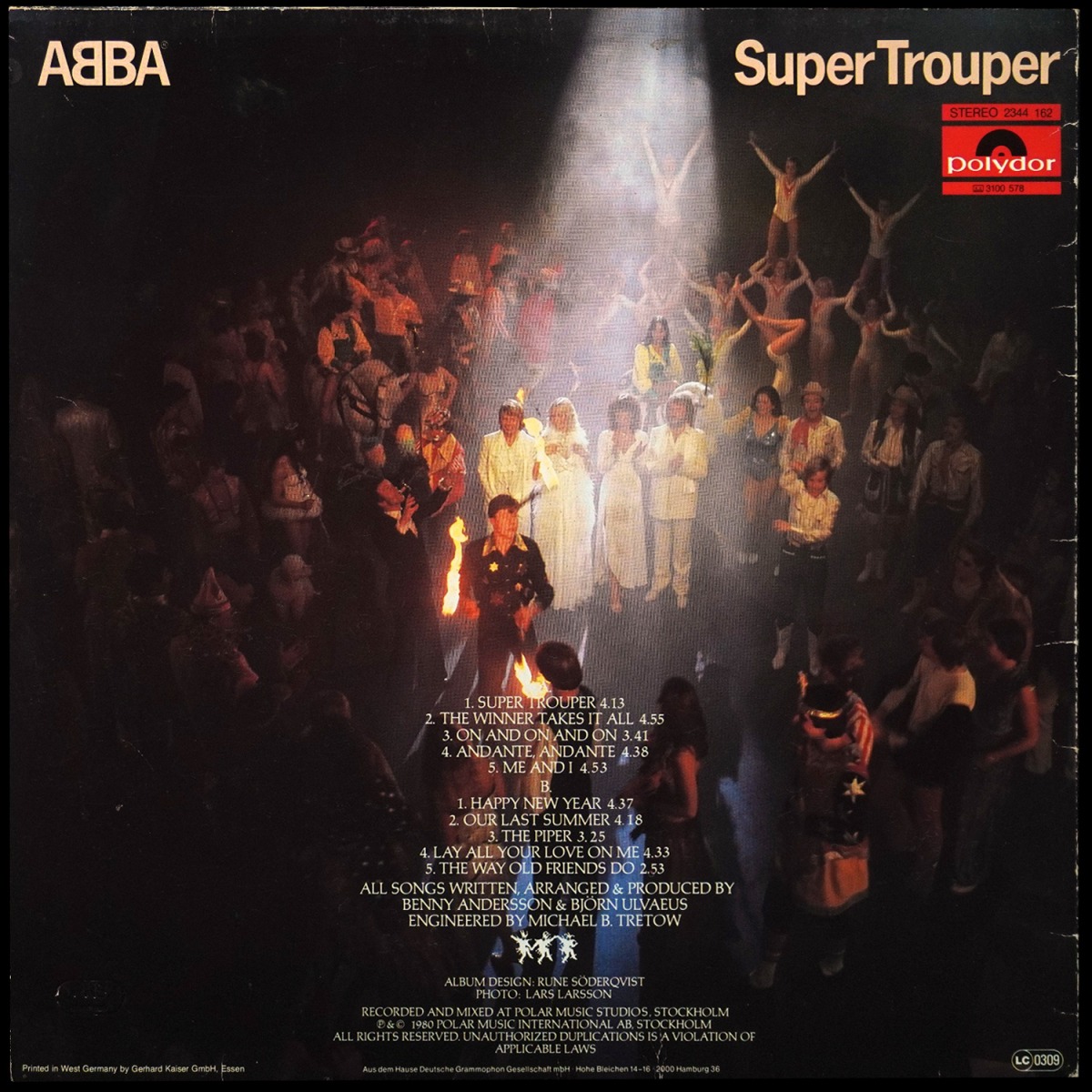 LP Abba — Super Trouper фото 2