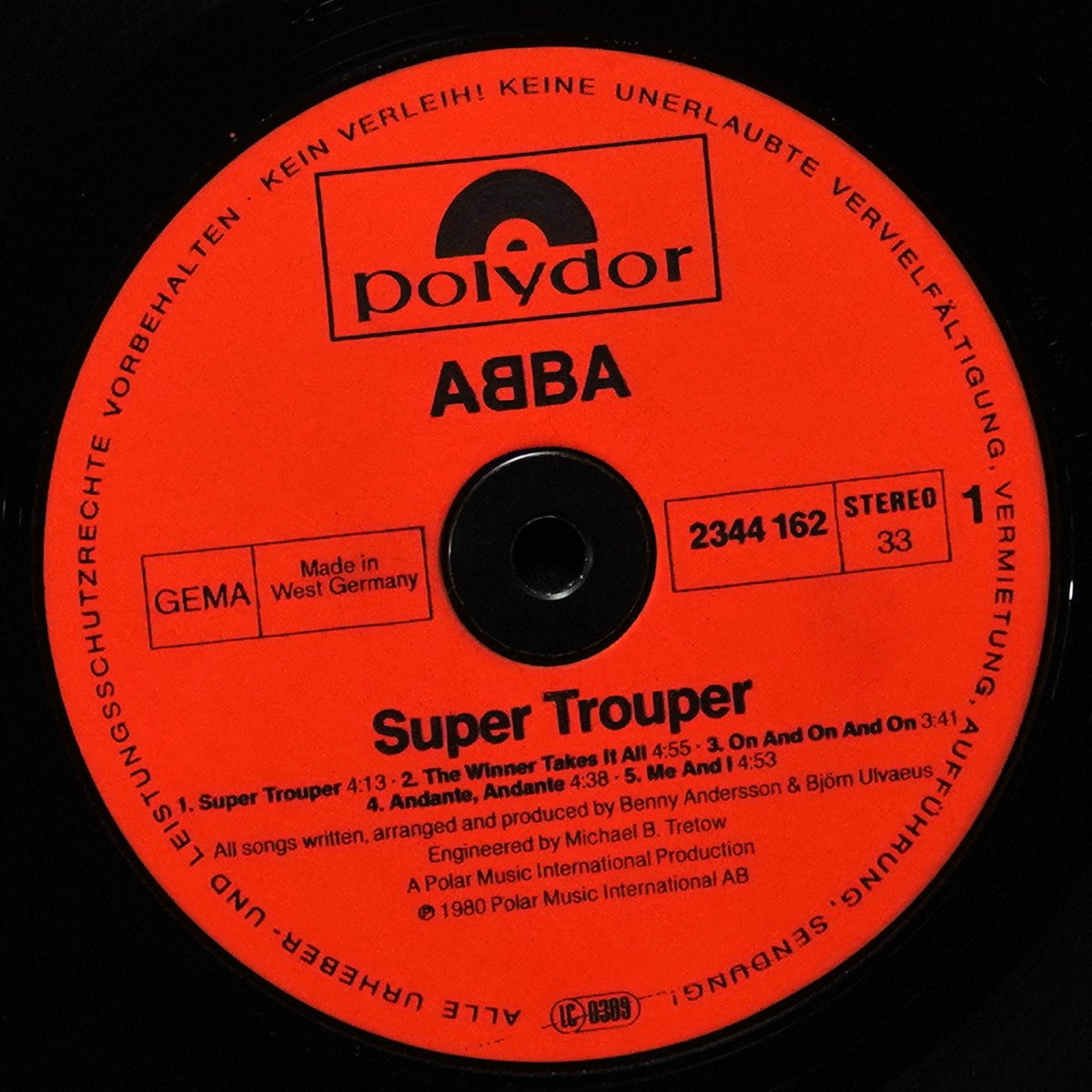 LP Abba — Super Trouper фото 3