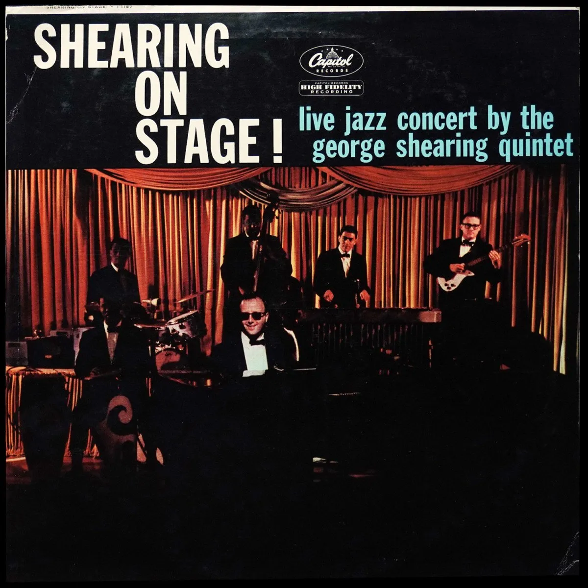 LP George Shearing Quintet — Shearing On Stage! (моно) фото