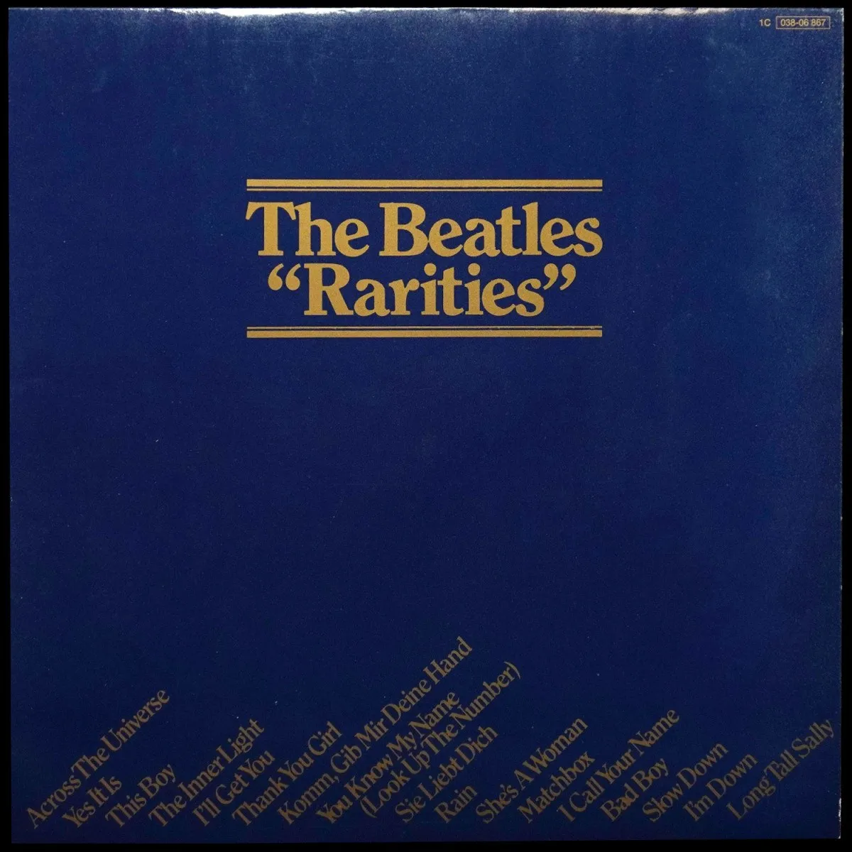 LP Beatles — Rarities фото