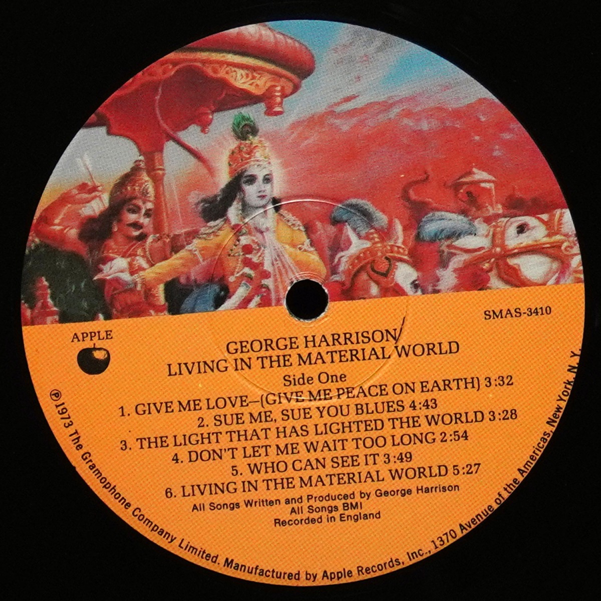 LP George Harrison — Living In The Material World фото 3