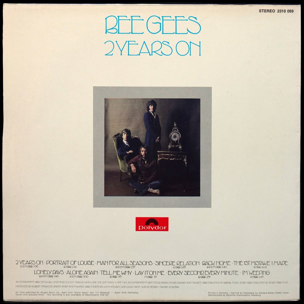 LP Bee Gees — 2 Years On фото 2