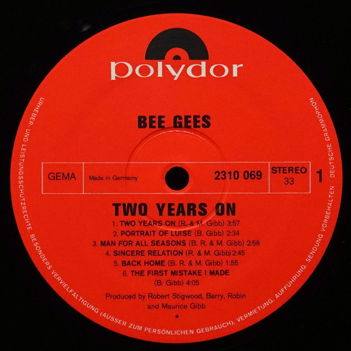 LP Bee Gees — 2 Years On фото 3