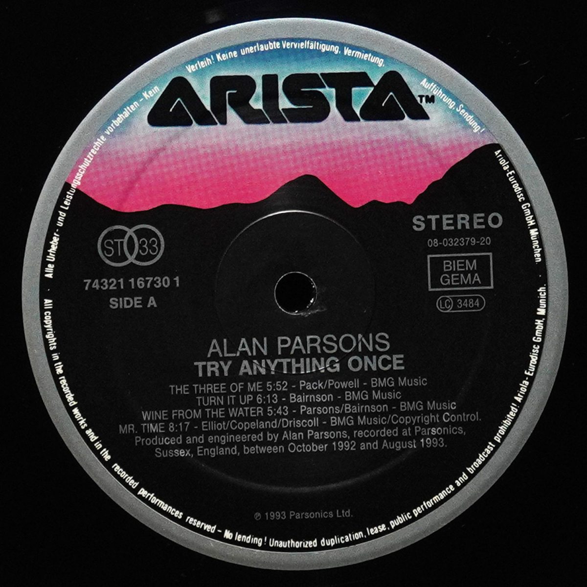 LP Alan Parsons — Try Anything Once фото 3