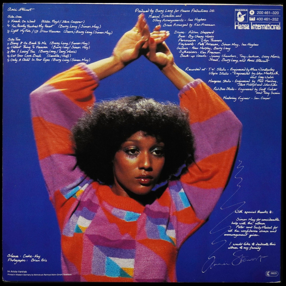 LP Amii Stewart — Knock On Wood (+ постер) фото 2