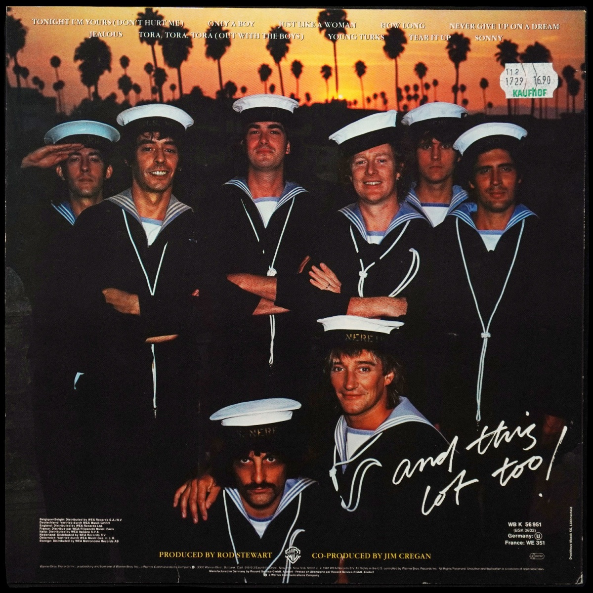 LP Rod Stewart — Tonight I'm Yours фото 2