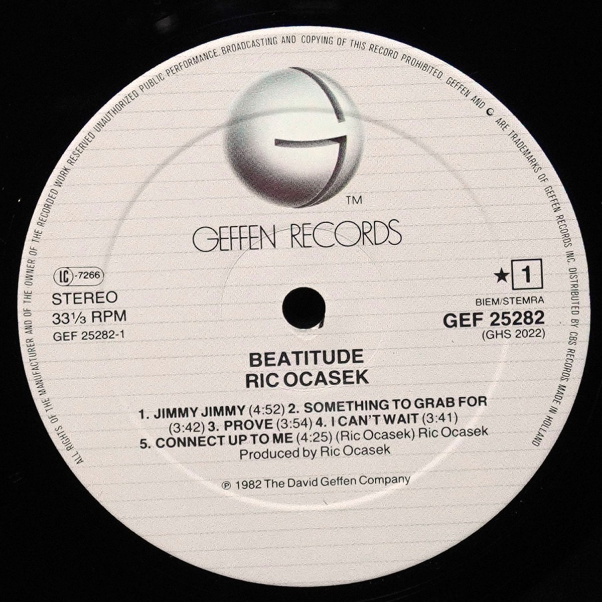 LP Ric Ocasek — Beatitude фото 2