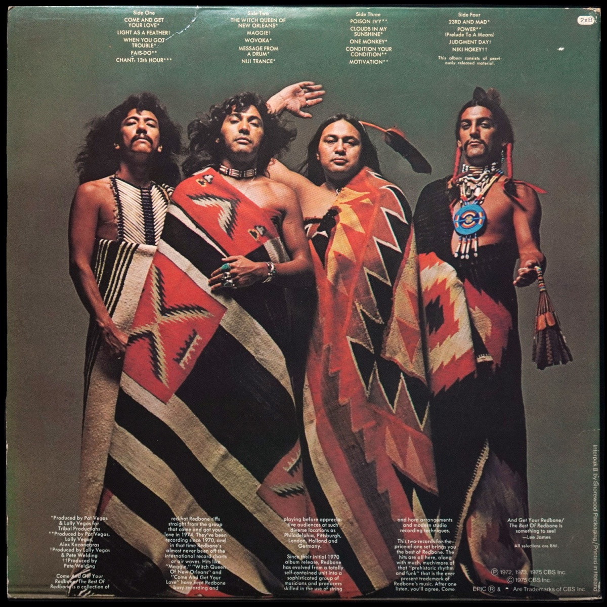 LP Redbone — Come And Get Your Redbone / The Best Of Redbone (2LP) фото 2