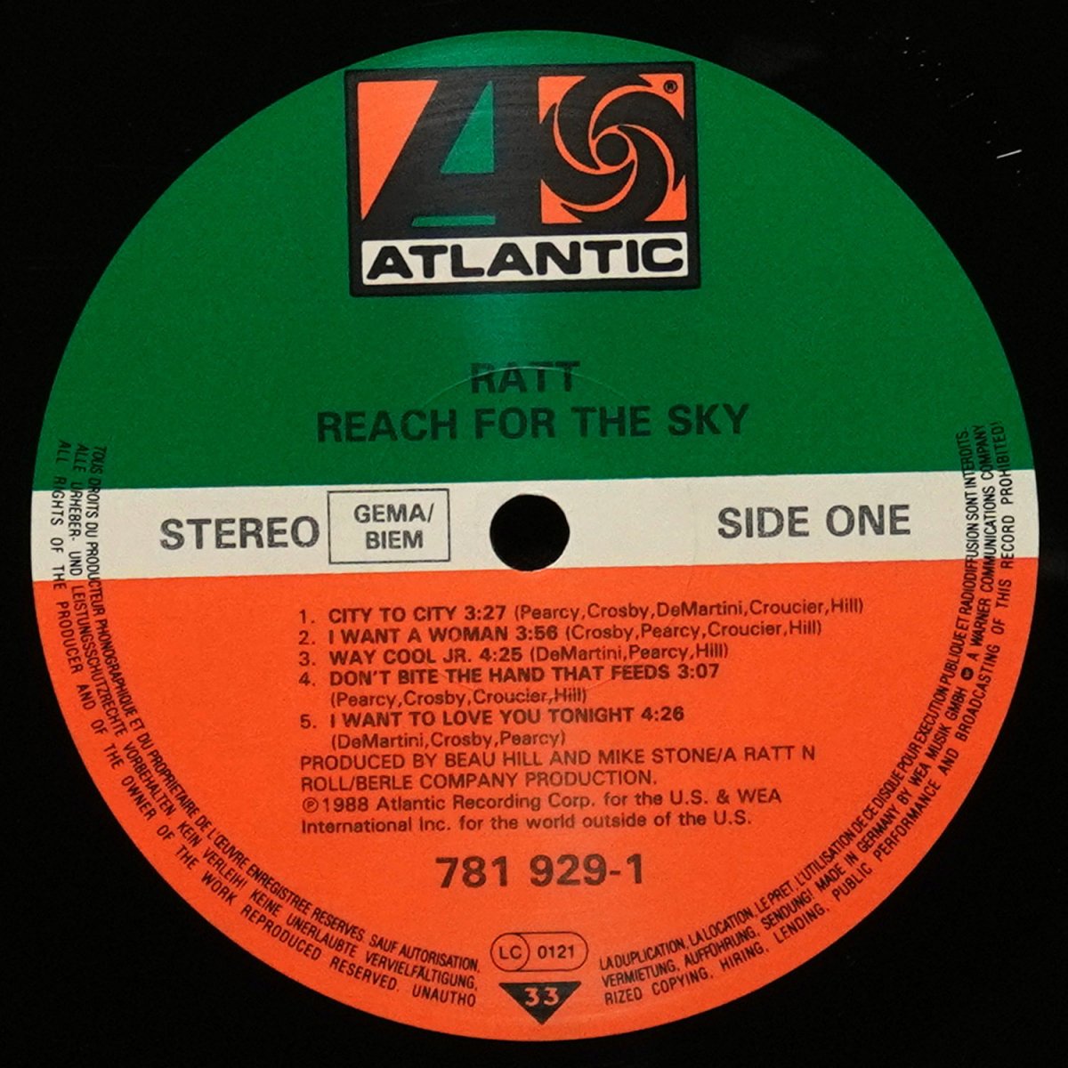 LP Ratt — Reach For The Sky фото 3