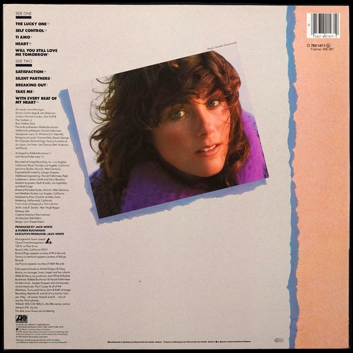 LP Laura Branigan — Self Control фото 2