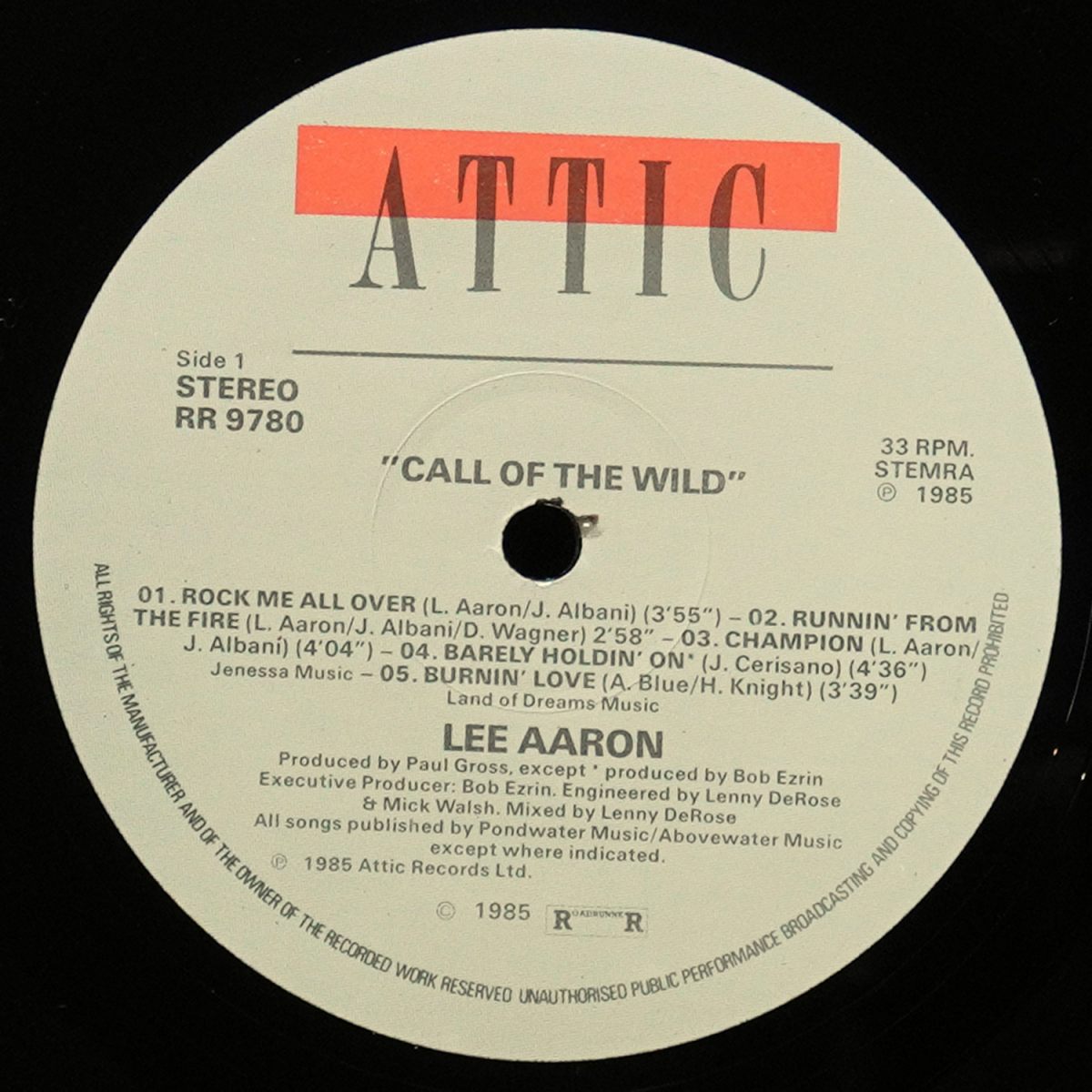 LP Lee Aaron — Call Of The Wild фото 2