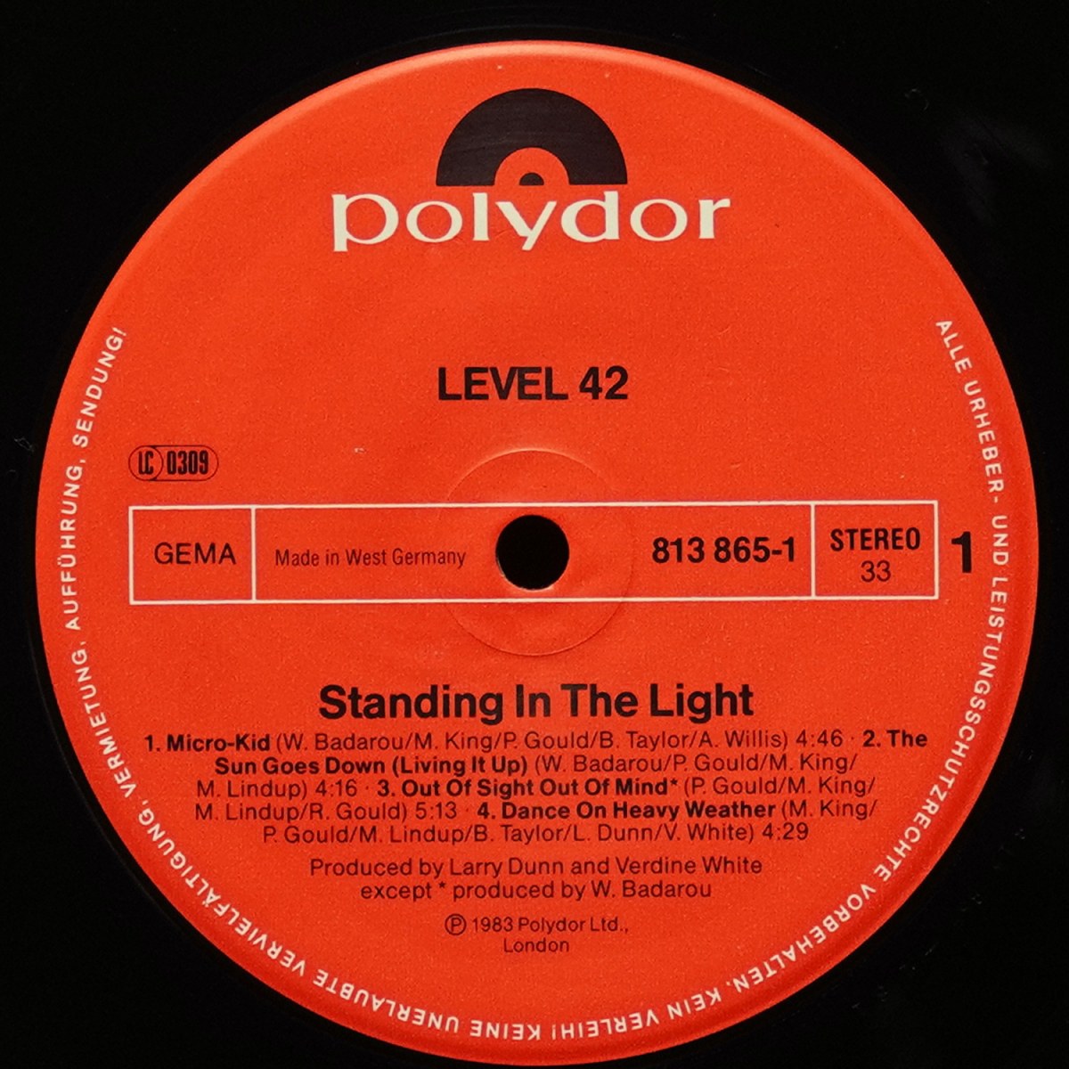 LP Level 42 — Standing In The Light фото 2