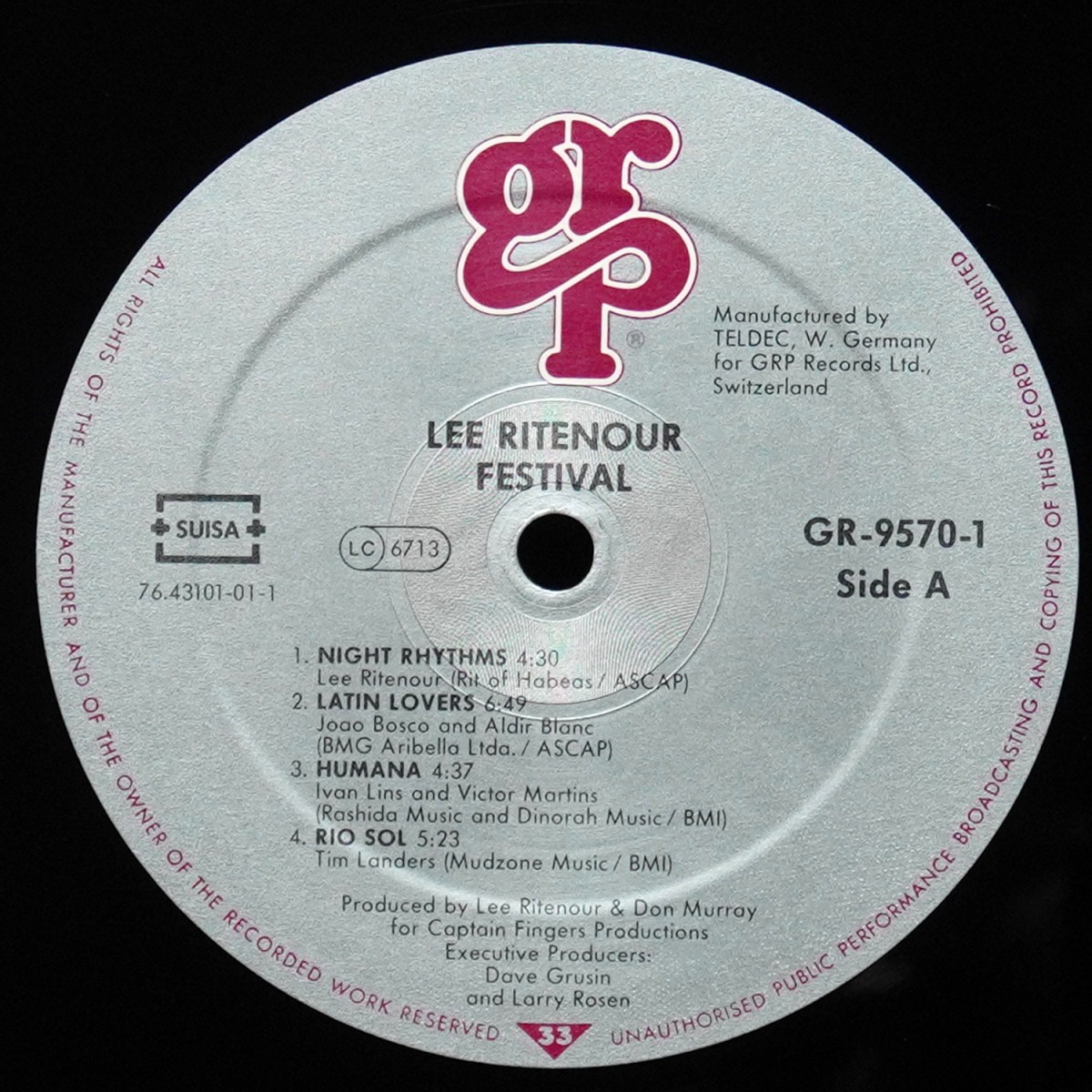 LP Lee Ritenour — Festival фото 3