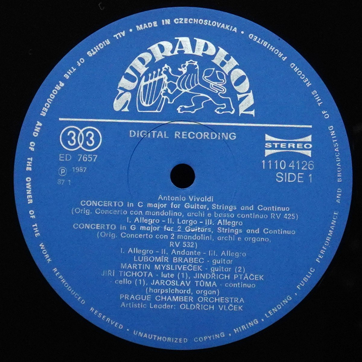 LP V/A — Vivaldi: Guitar Concertos фото 2