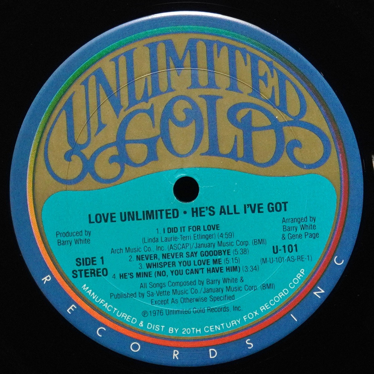 LP Love Unlimited — He's All I've Got фото 3