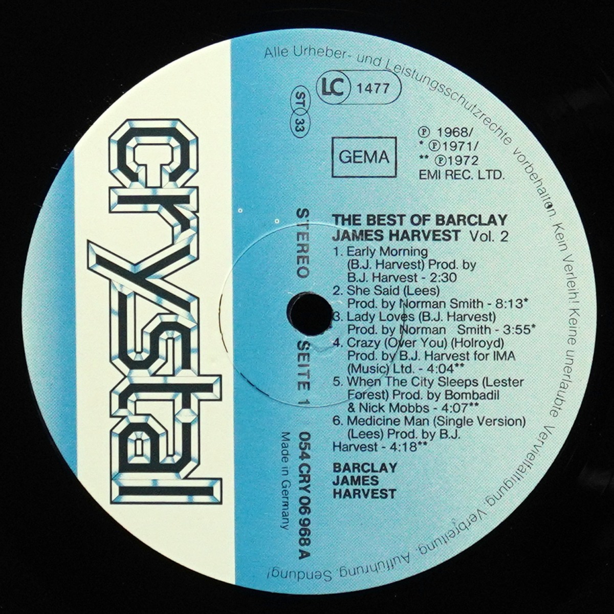 LP Barclay James Harvest — Best Of Barclay James Harvest Volume 2 фото 2