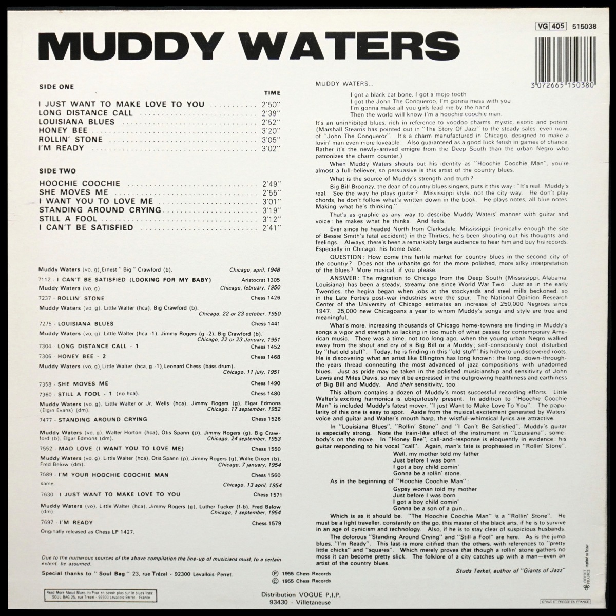 LP Muddy Waters — Best Of Muddy Waters фото 2