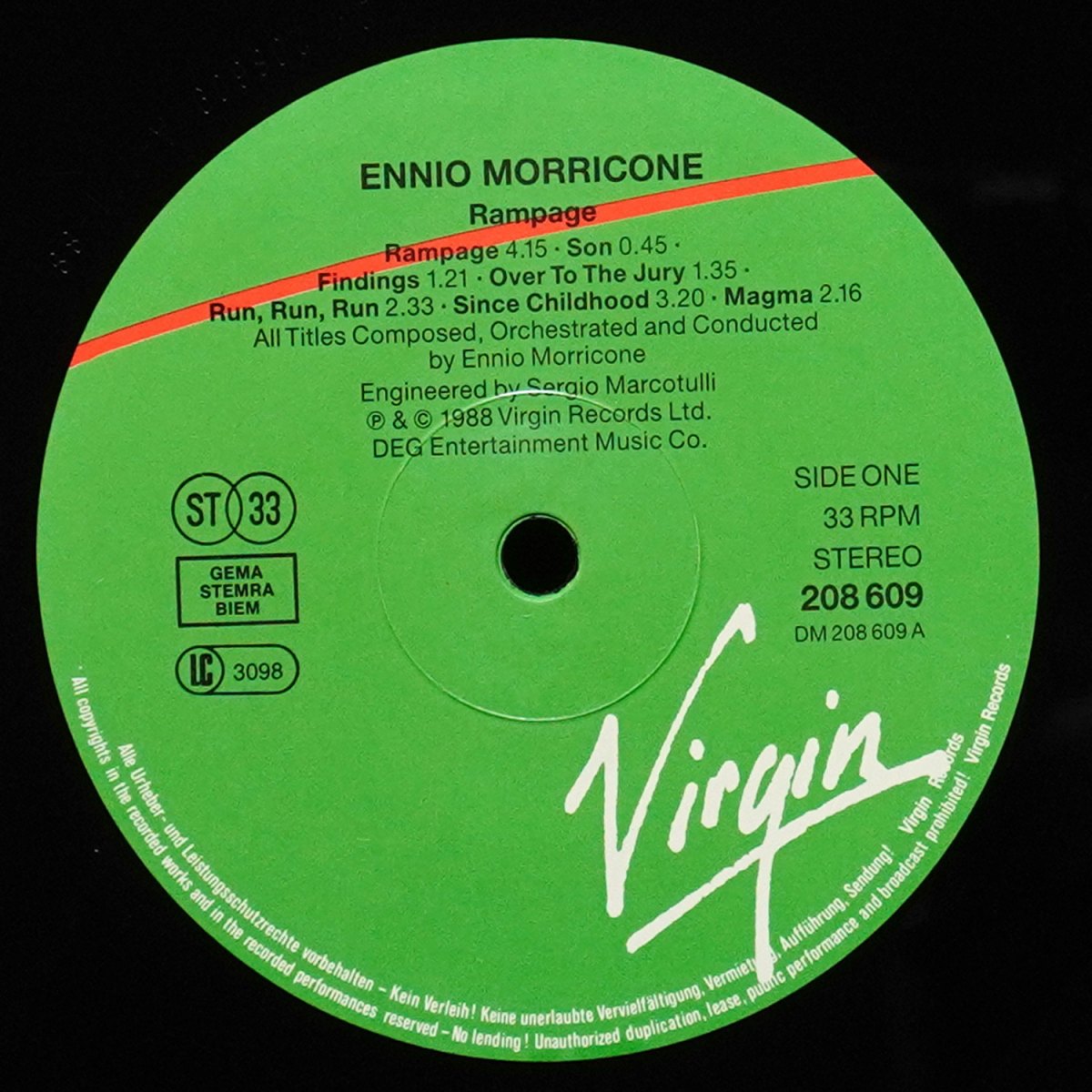 LP Ennio Morricone — Rampage фото 2