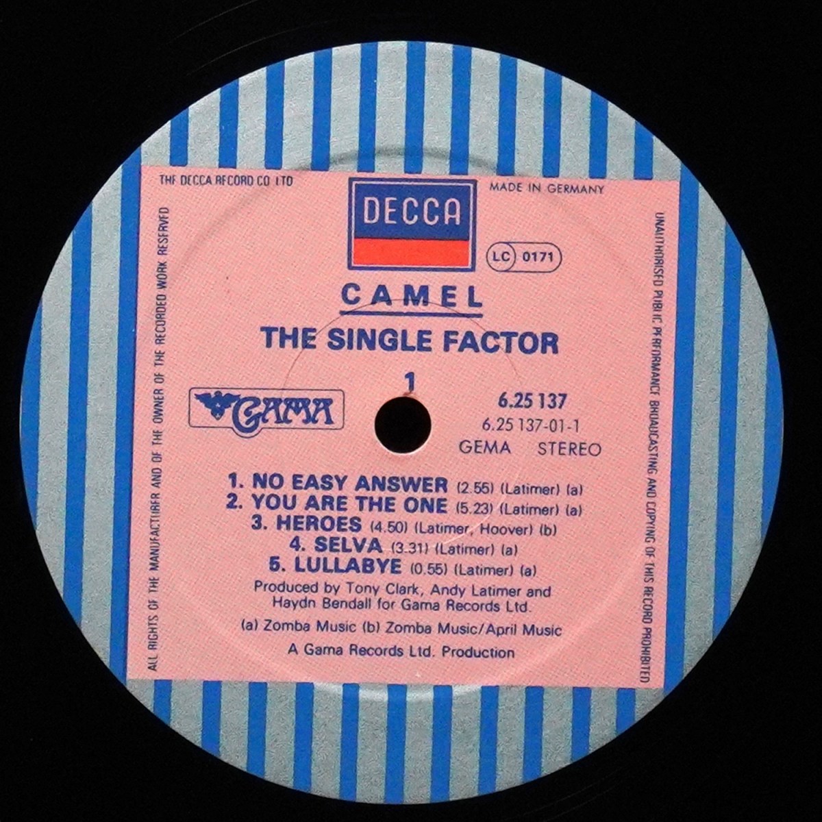 LP Camel — Single Factor фото 3