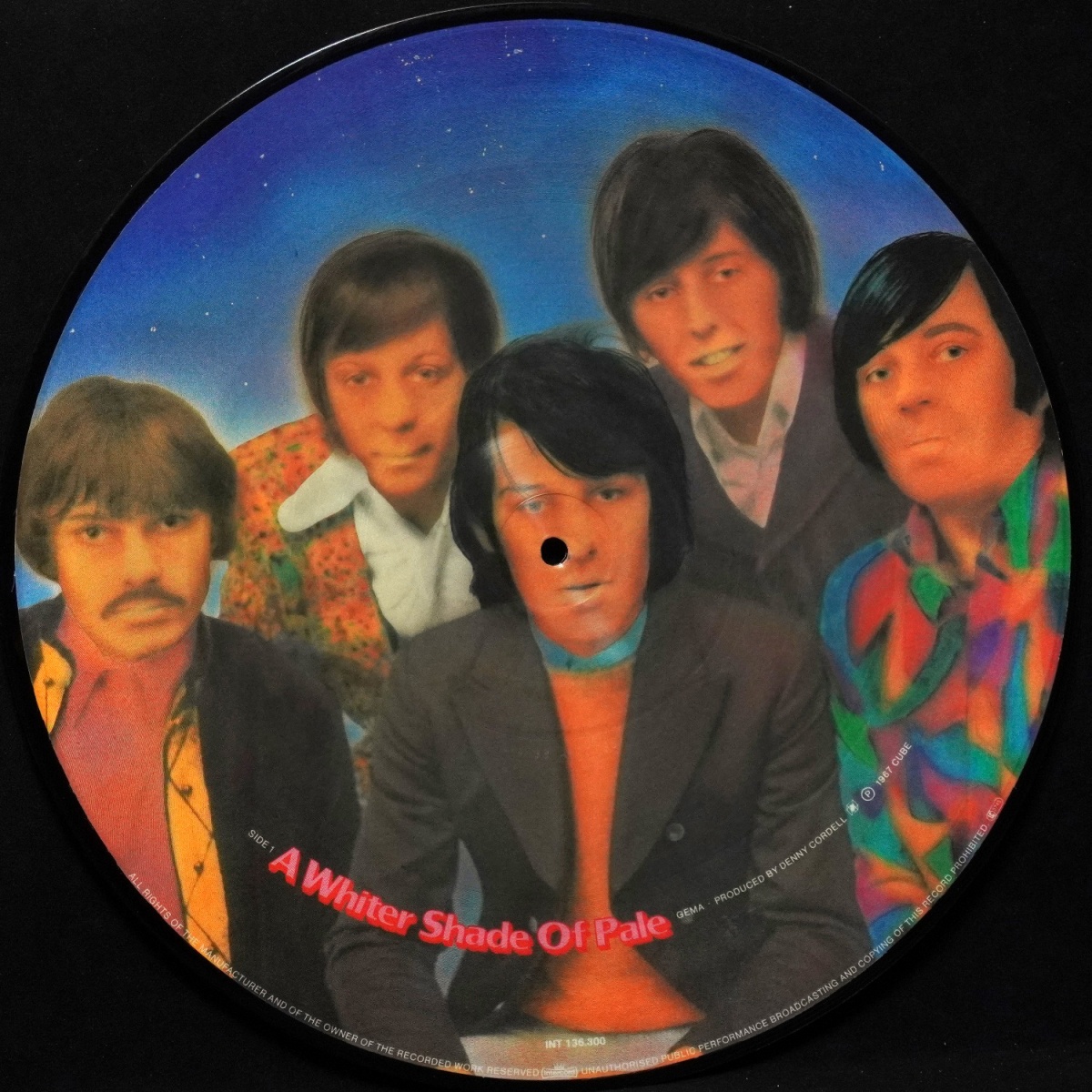 LP Procol Harum — A Whiter Shade Of Pale (picture disc (пикчер диск)) фото 2