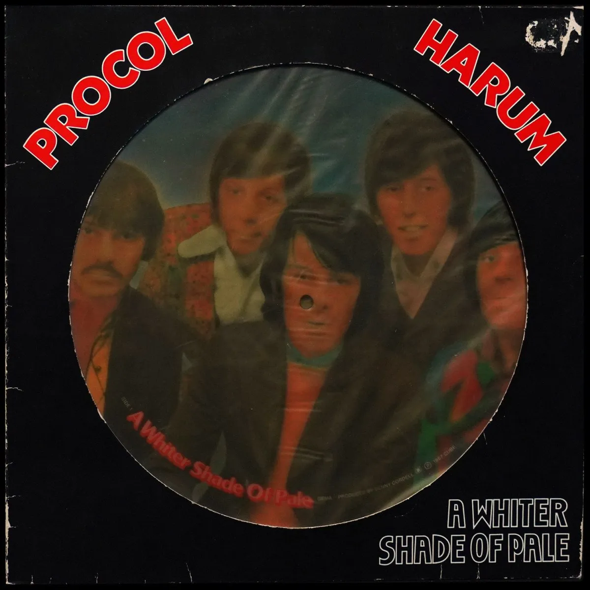 LP Procol Harum — A Whiter Shade Of Pale (picture disc (пикчер диск)) фото