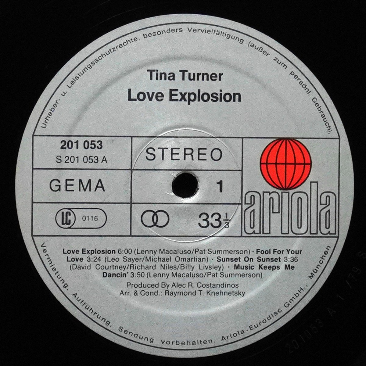 LP Tina Turner — Love Explosion фото 3