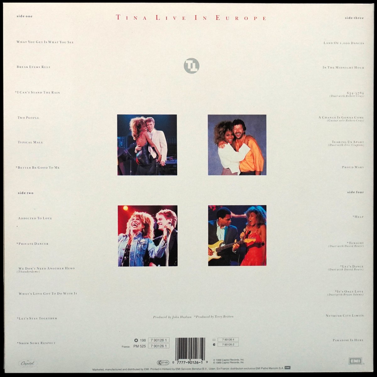 LP Tina Turner — Tina Live In Europe (2LP, + буклет) фото 2