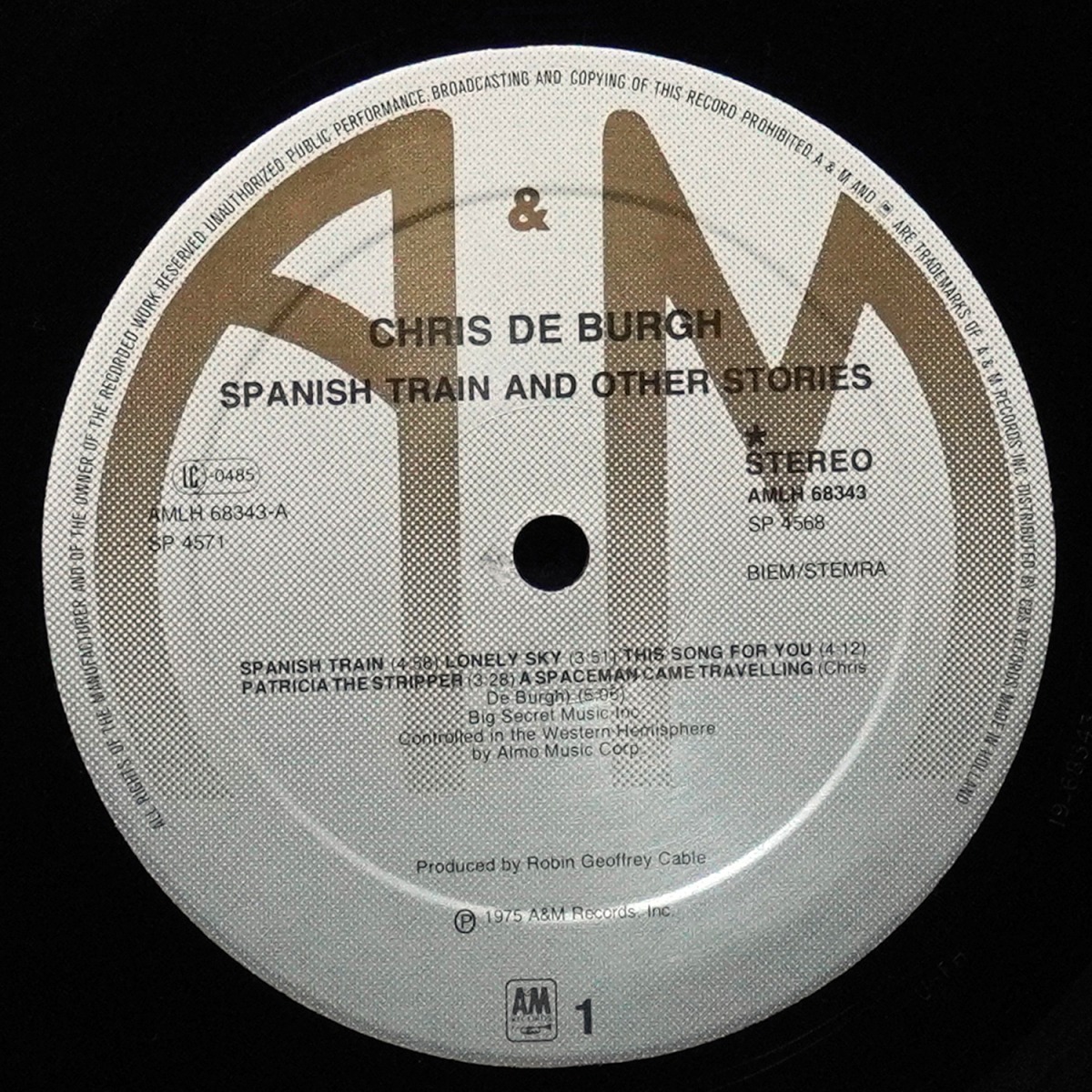 LP Chris De Burgh — Spanish Train And Other Stories фото 2