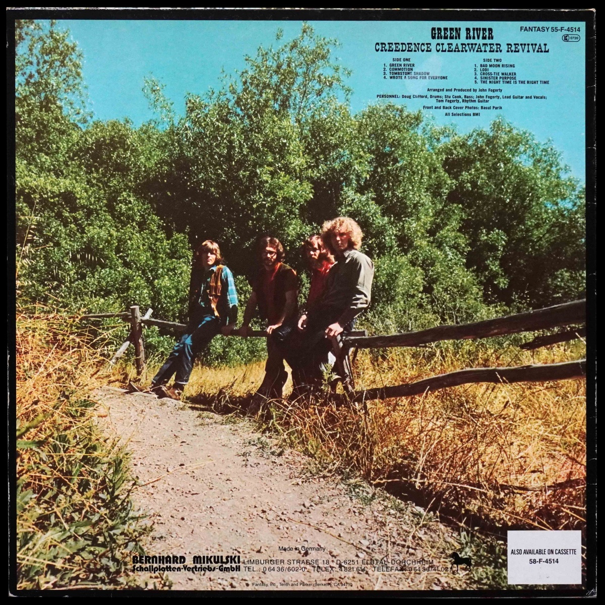 LP Creedence Clearwater Revival — Green River фото 2