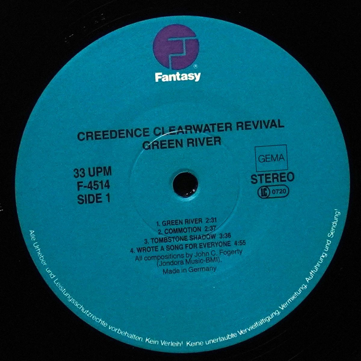 LP Creedence Clearwater Revival — Green River фото 3