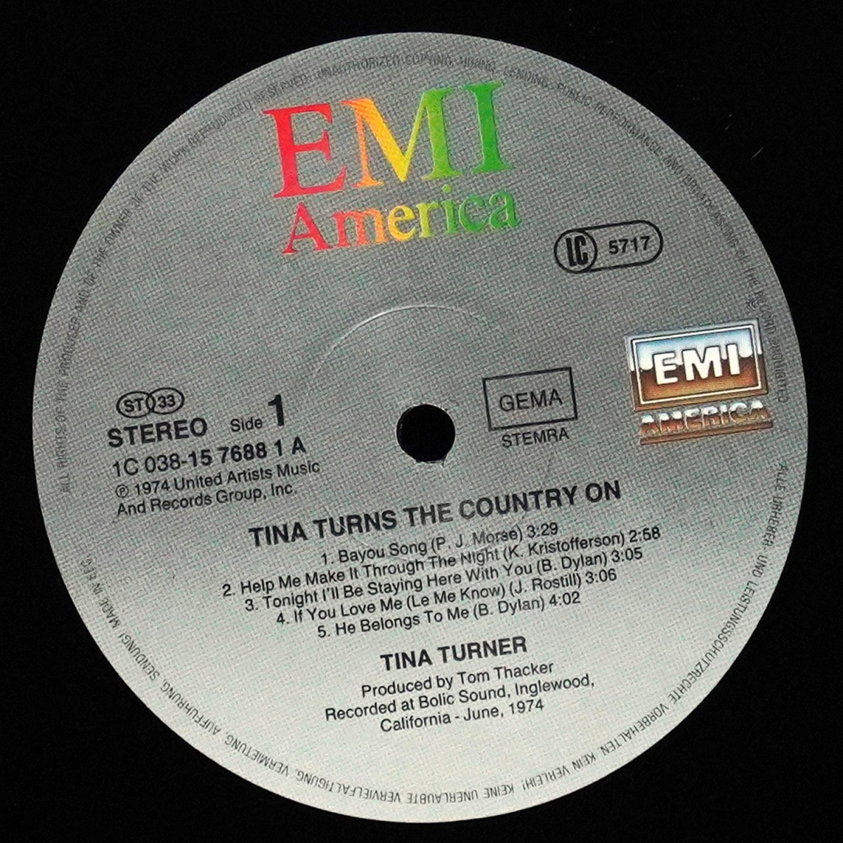 LP Tina Turner — Tina Turns The Country On фото 3