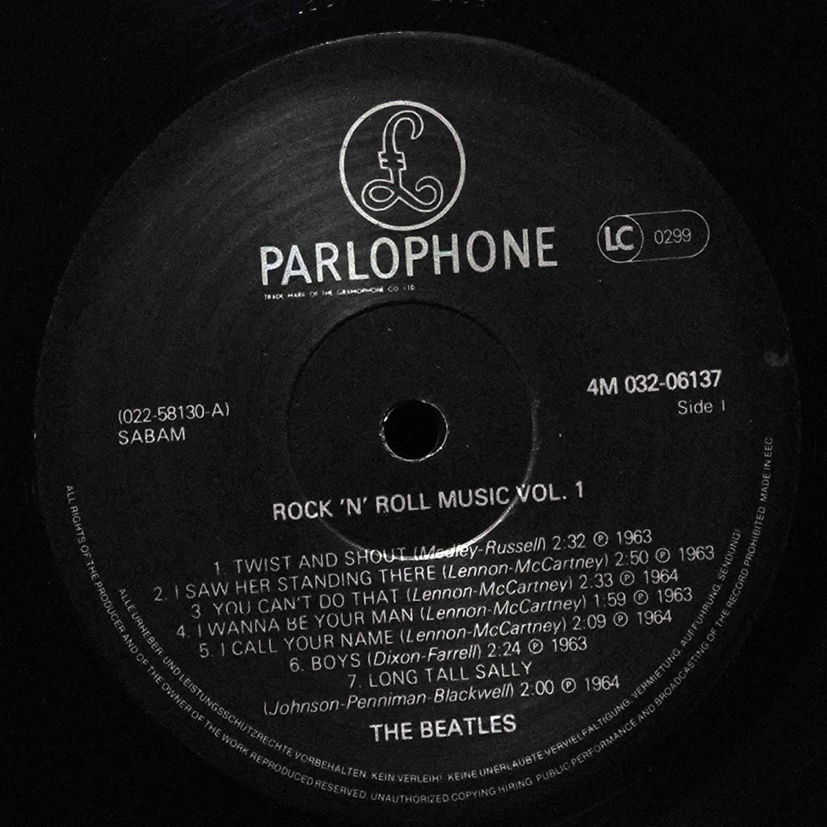 LP Beatles — Rock 'n' Roll Music, Volume 1 фото 3