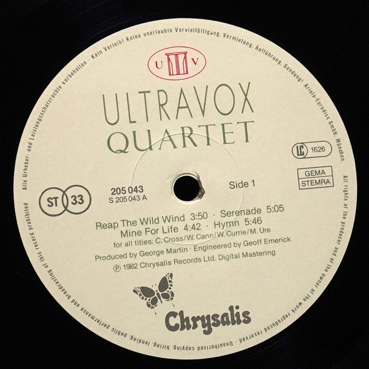 LP Ultravox — Quartet фото 3
