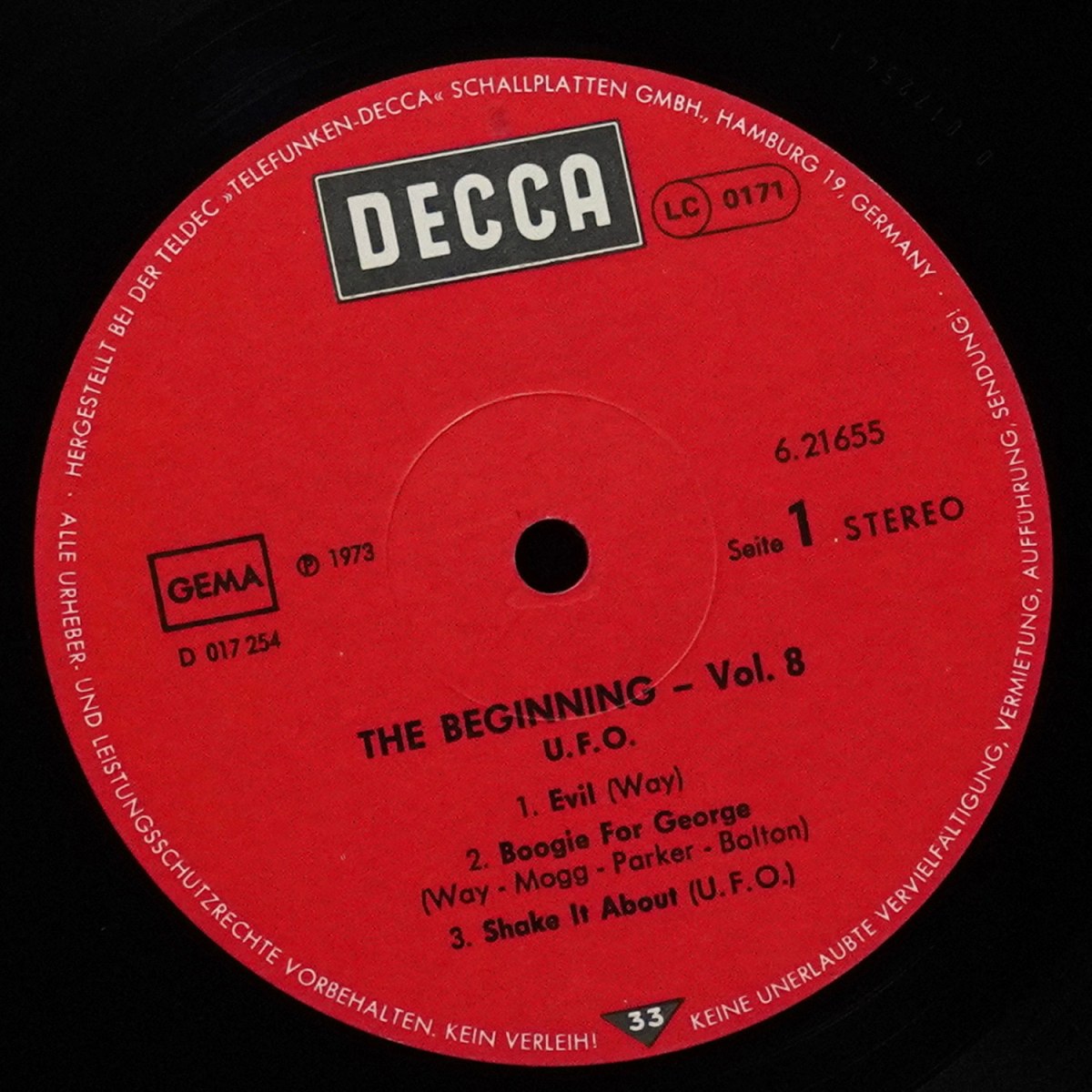 LP UFO — Beginning Vol. 8 фото 2