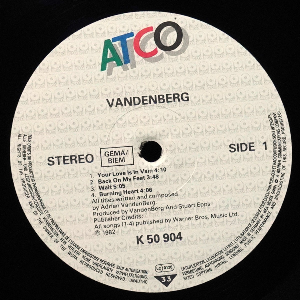 LP Vandenberg — Vandenberg фото 3