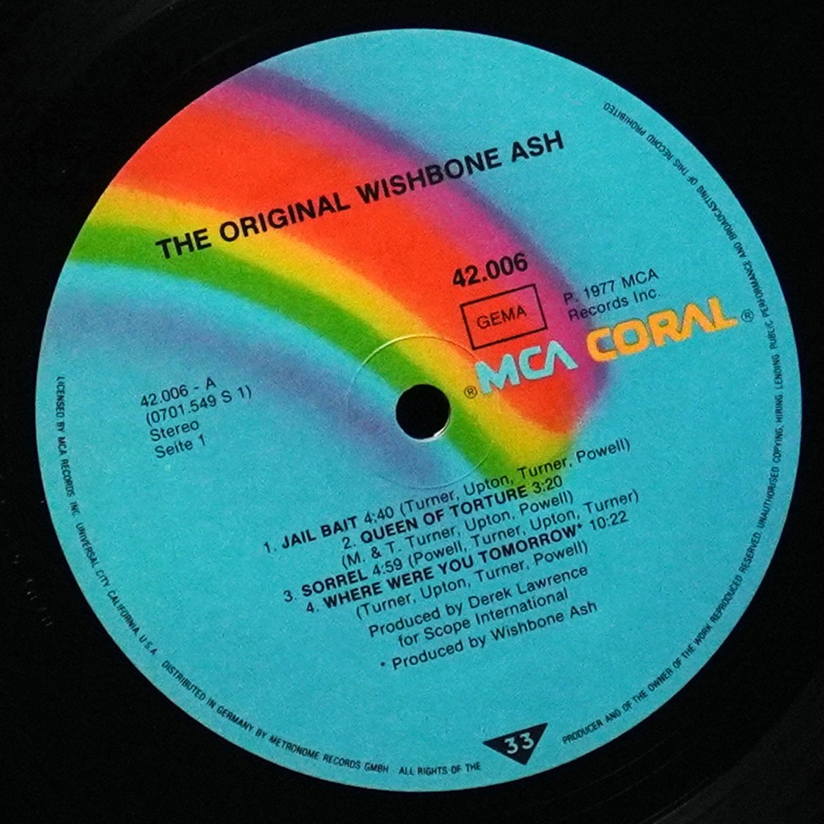 LP Wishbone Ash — Original Wishbone Ash фото 2